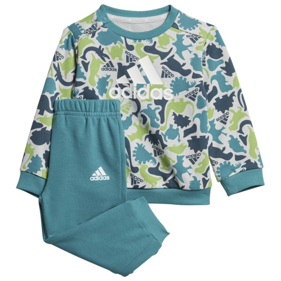 Adidas Βρεφικές φόρμες σετ Essentials Allover Printed French Terry Jogger Set